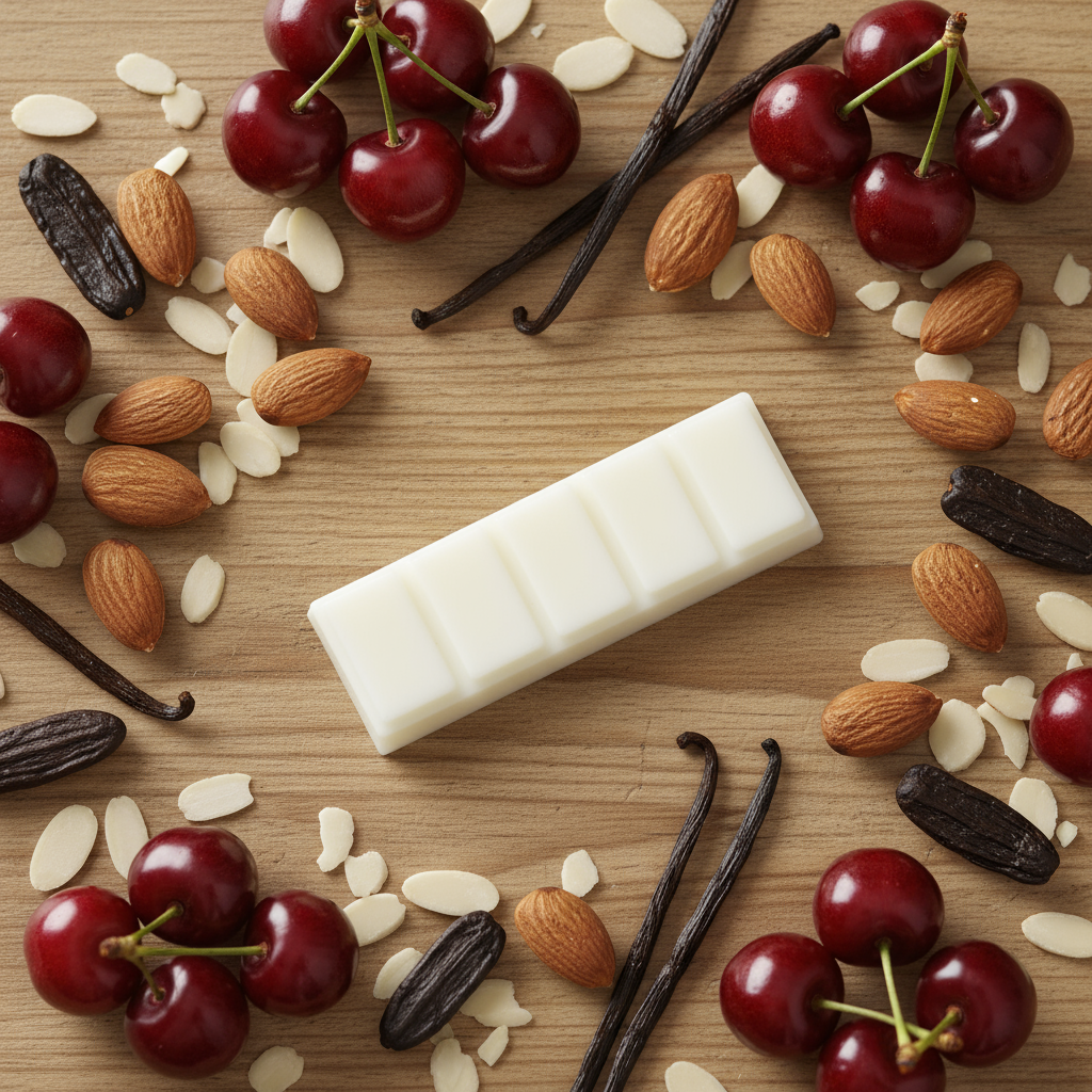 Light Wood with Fresh Cherries