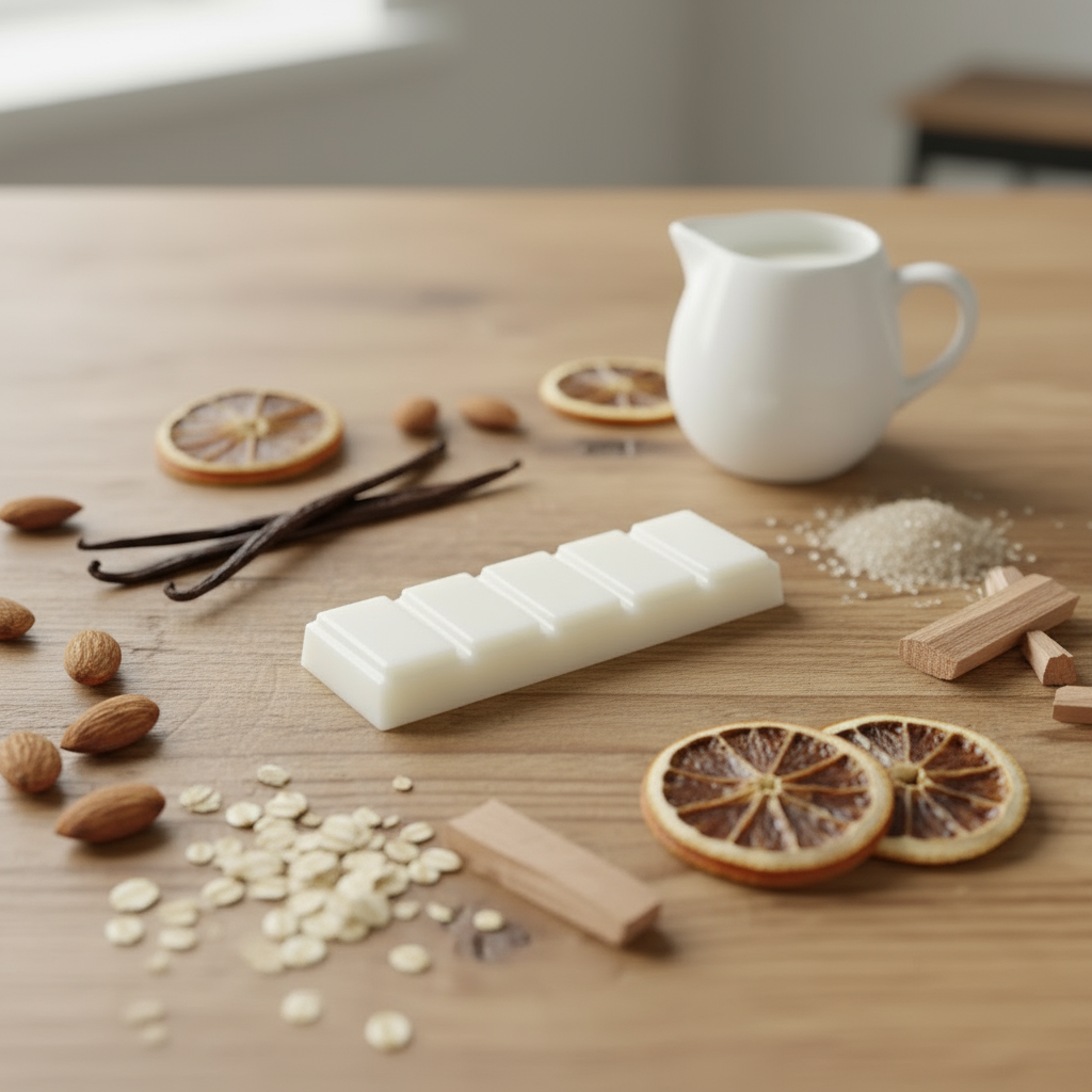 Café Table with Almonds and Orange