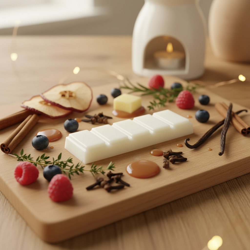 Cutting Board with Fresh Ingredients