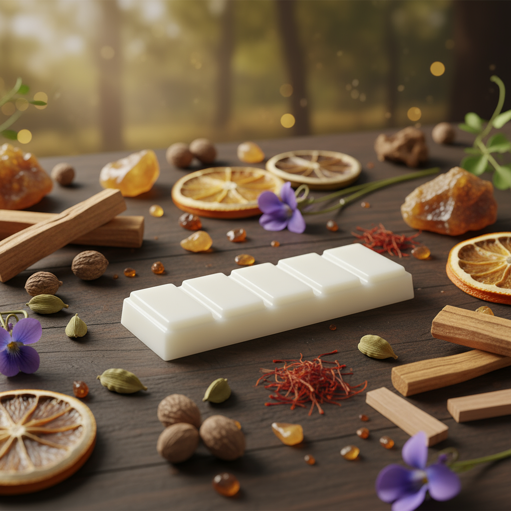 Dark Wood with Saffron and Violet