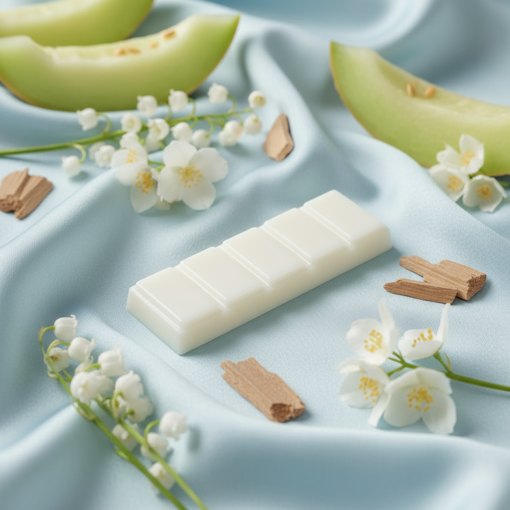 Light Blue Silk with Florals