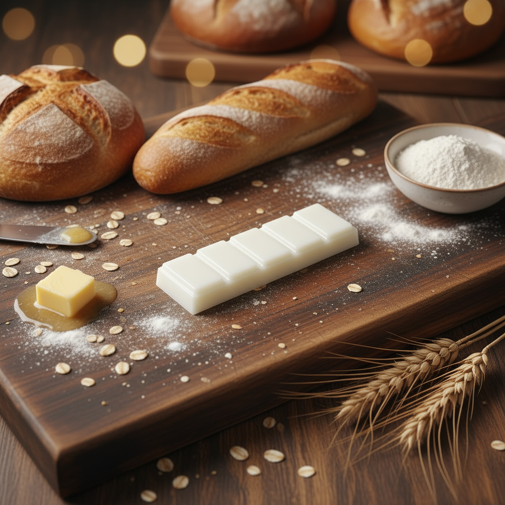 Rustic Bread Board with Artisan Loaves