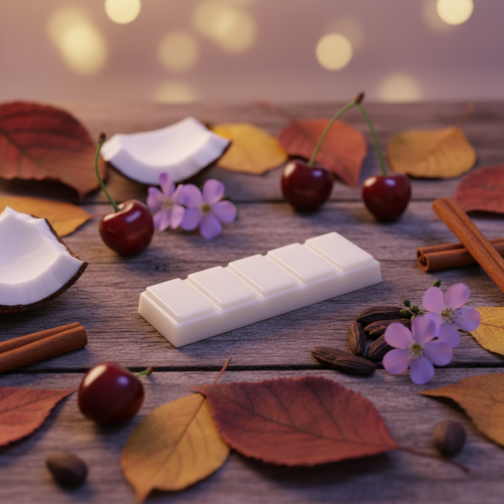Rustic Wood with Moonlit Glow