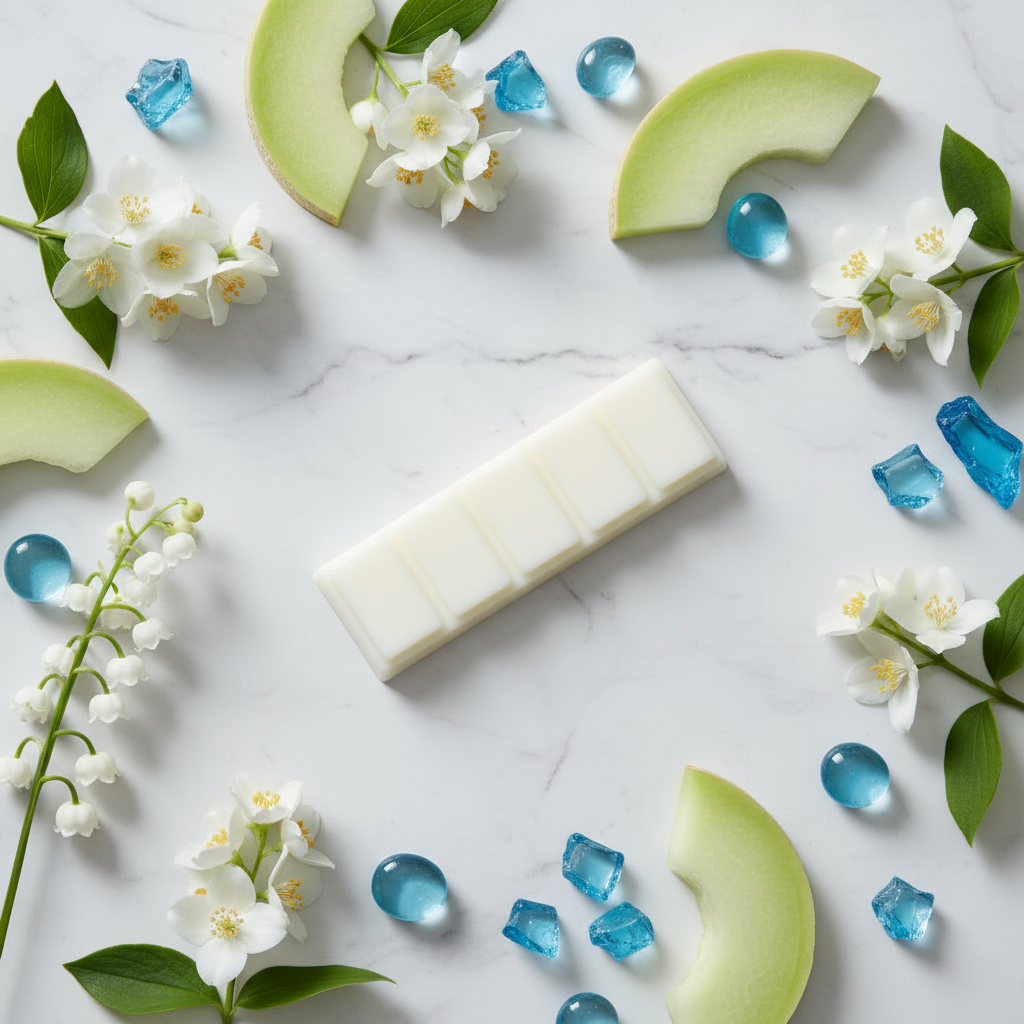 White Marble with Azure Glass