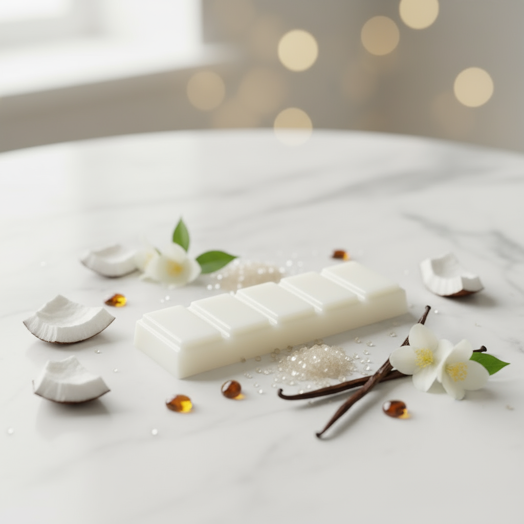 White Marble with Sugar Crystals