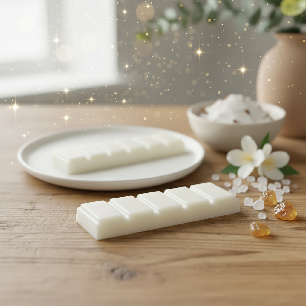 White Plate with Coconut Bowl