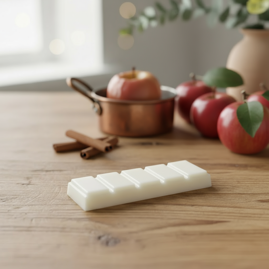 Bourbon & Baked Apples-5 Pc Snap Bar-Handmade Natural Soy Wax Melts