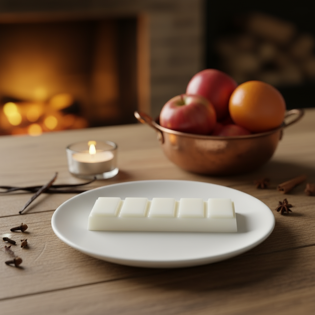 White Plate with Copper Pot