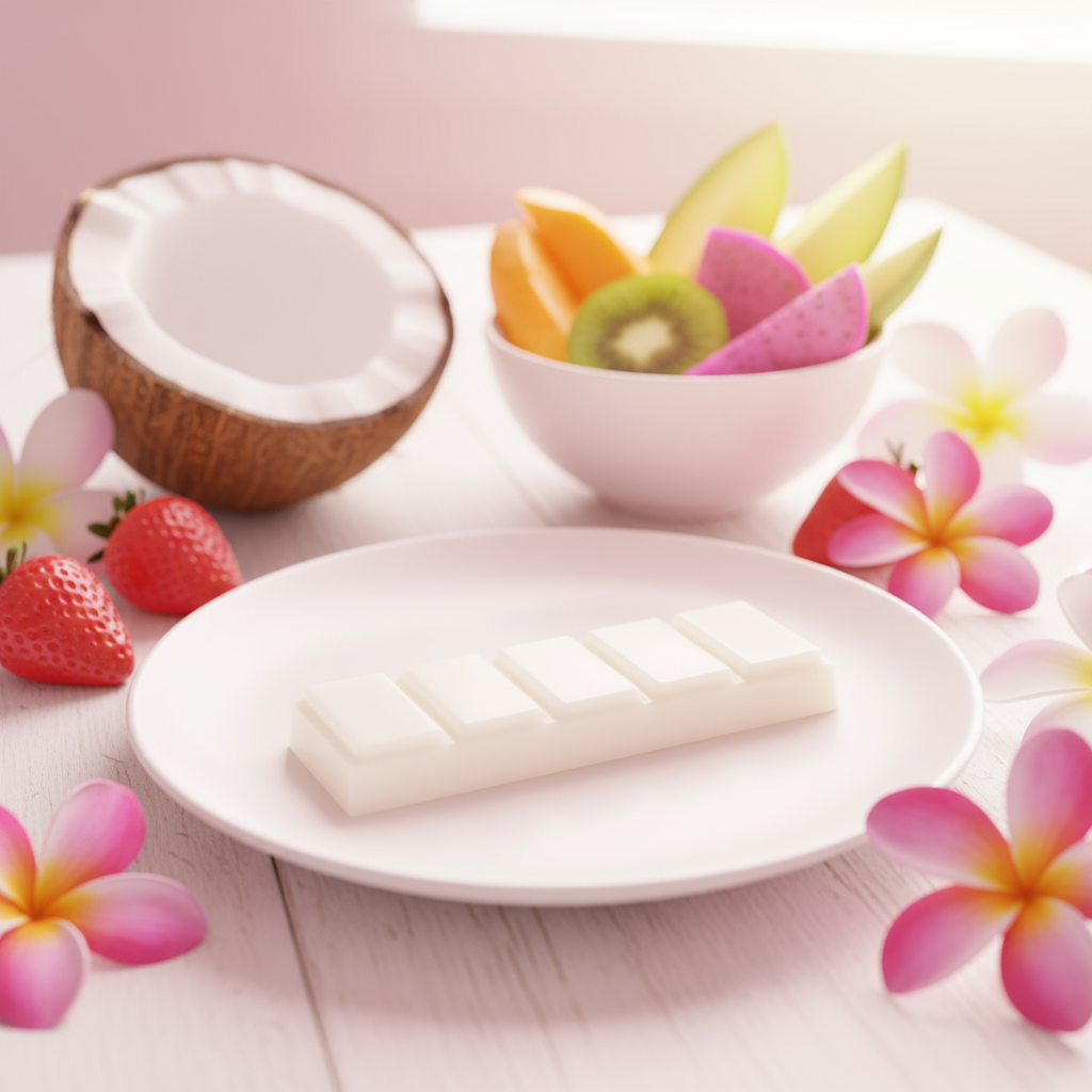 White Plate with Fruit Bowl