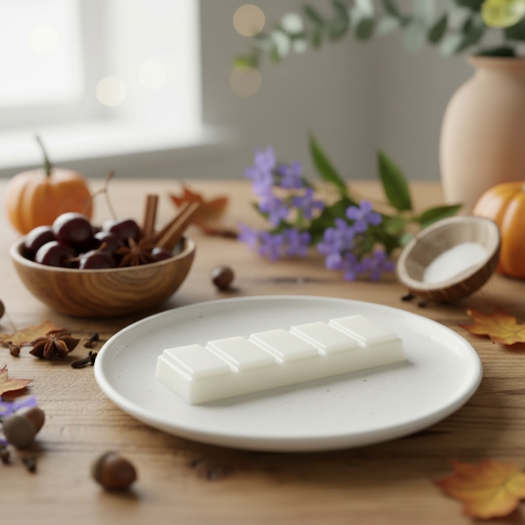 White Plate with Spice Bowl