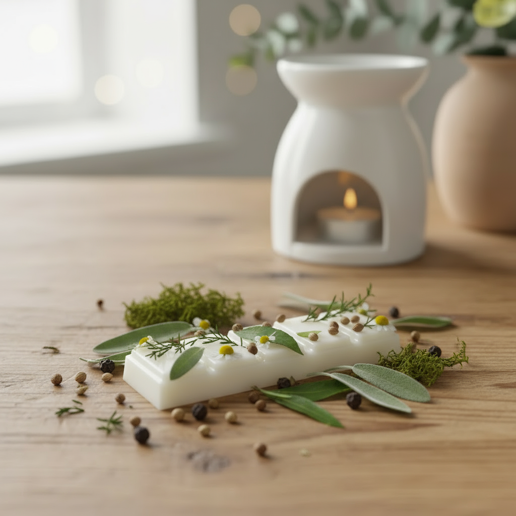 Wood with Natural Moss